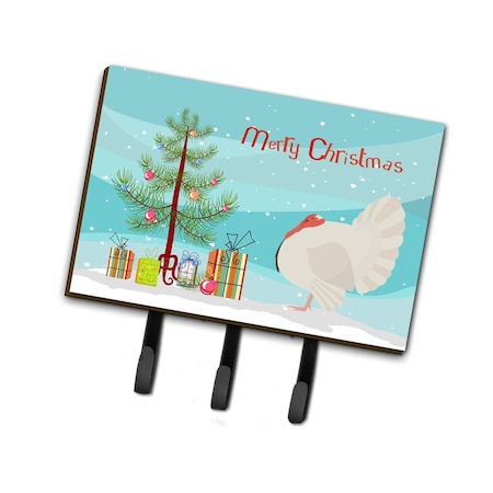 Carolines Treasures White Holland Turkey Christmas Leash or Key Holder BB9350TH68